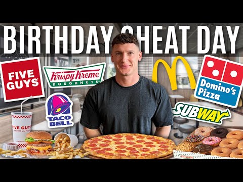 MY BIRTHDAY CHEAT DAY! *7,000 CALORIES*