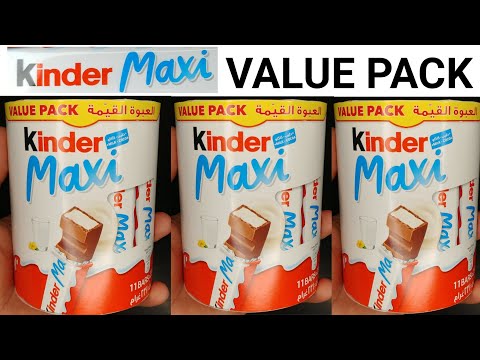 Kinder Maxi Chocolate VALUE PACK