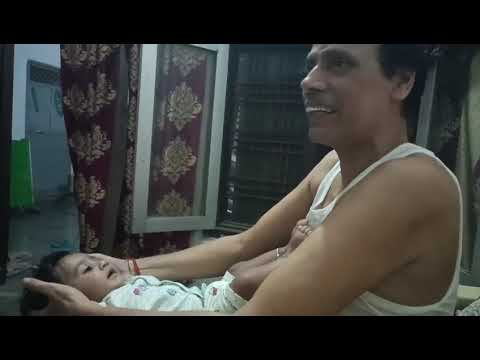 Rijul happy talk with Mausa g 