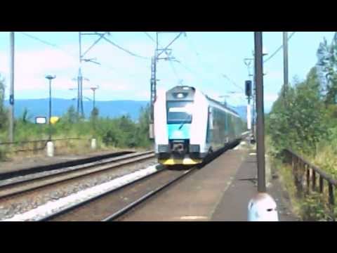 Odjezd vlaku Os 6823 (ČD 440.001) - Jirkov zastávka, 29. 7. 2013