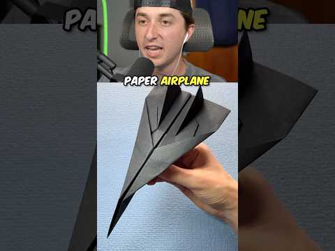 Making The FASTEST Paper Airplane #shorts