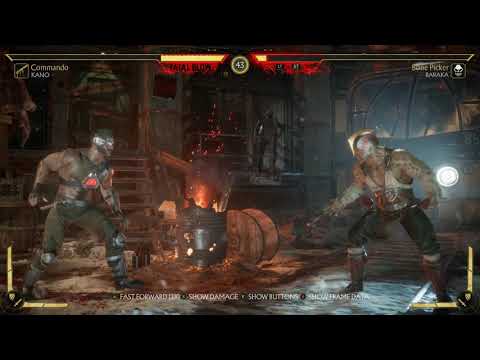 MK11 Kano(Ripper) vs Baraka