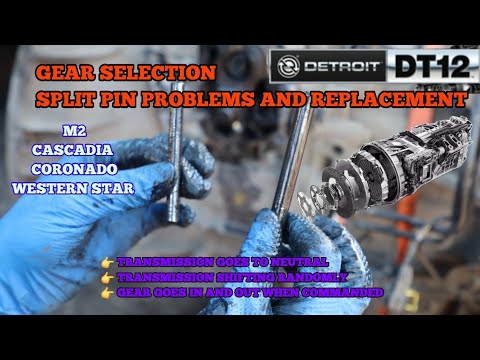 DT12 automatic transmission gear position split pin replacement transmission not shifting right