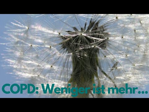 Natural treatment of COPD - less is more