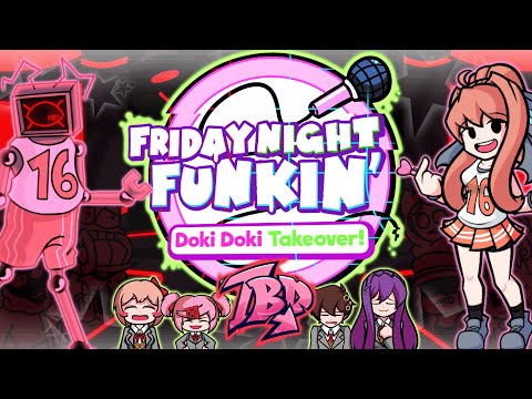 FNF Doki Doki Takeover +, Hex Update и т.д. - СТРИМ