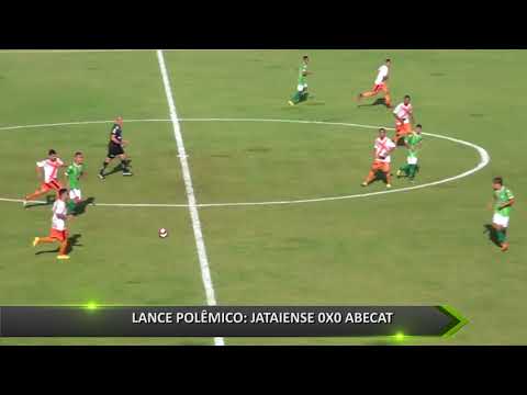 Penalti não marcado a favor da Jataiense