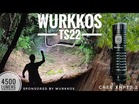 Wurkkos TS22, XHP70.2, 4500lm & Comparison with Wurkkos TS25, Cyansky P25 V2, and Sofirn SP35T