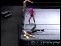 Autumn Turnbuckle Dropkick WTaunt Bronco Buster On Torrie Wilson Smackdown Vs Raw