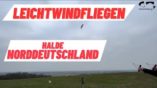 Leichtwindfliegen auf Halde Norddeutschland mit Huntsman und Lycos Competition