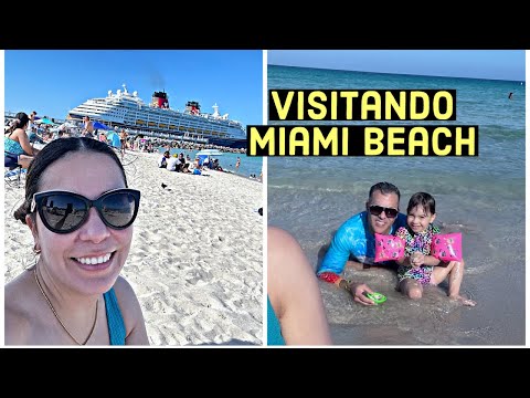 Fuimos a una playa de Miami Beach