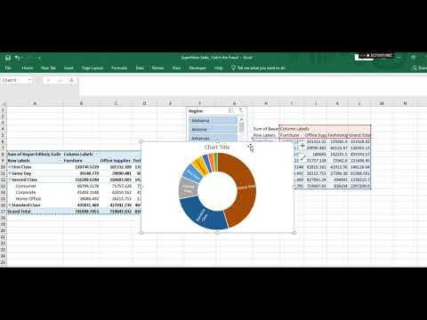 Exceldə Pivot Table üçün deaktiv chart-in əlavə edilməsi/@ZumrudBulud