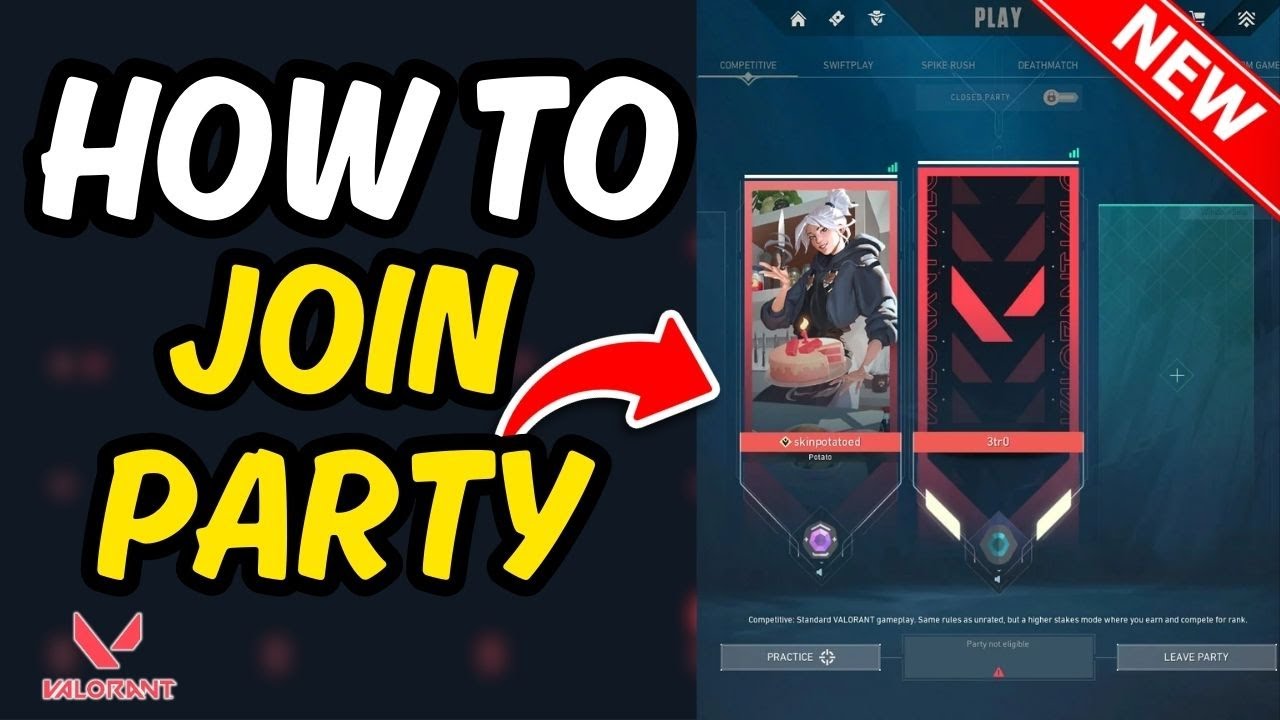 Valorant: How to Join Party | Topical Talks