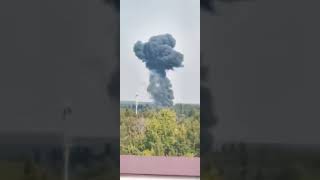 Military aircraft crash in Moscow region