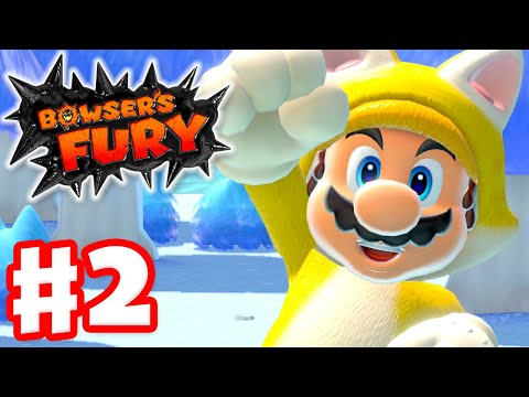 Bowser's Fury - Gameplay Walkthrough Part 2 - Pounce Bounce Isle and Slipskate Slope! - YouTube