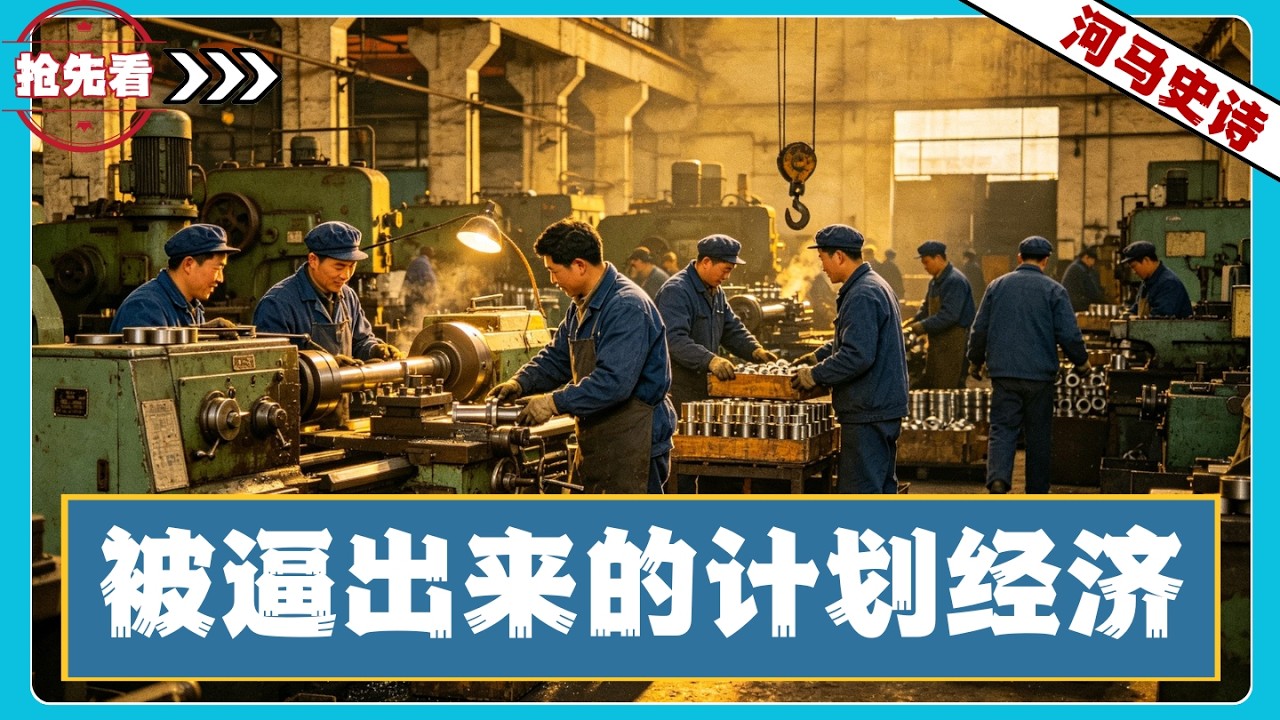 『抢先看！』被逼出来的计划经济：毛泽东为什么放弃了私营企业？『毛泽东VS邓小平』