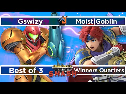 Gswizy (Samus) vs Moist|Goblin (Roy) Boardwalk Smash #28 Winners Quarters - SSBU