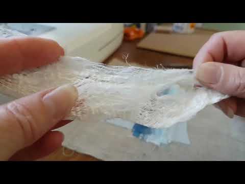 Textile art seascape tutorial part 2