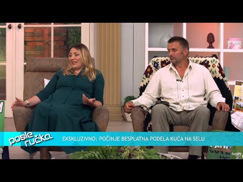 POSLE RUCKA - Ekskluzivno - Pocinje besplatna podela kuca na selima - (TV Happy 25.06.2021)