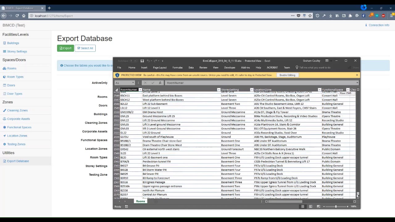 Spatial Database Management System Demonstration