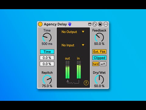 Agency Delay - A New M4L Device