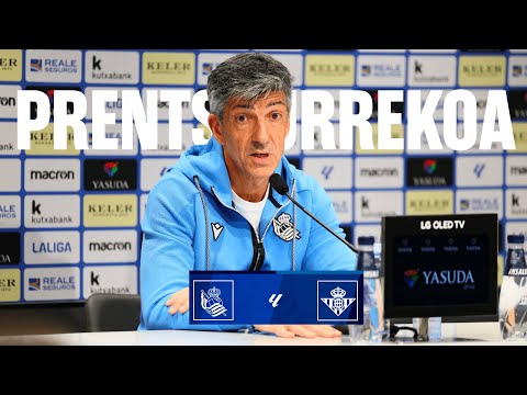 RUEDA DE PRENSA | Imanol Alguacil: "Los triunfos dan energía" | Real Sociedad - Real Betis
