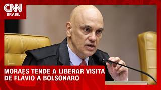 Vídeo: Moraes avalia liberar visita de Flávio a Bolsonaro após aval da PGR | CNN NOVO DIA