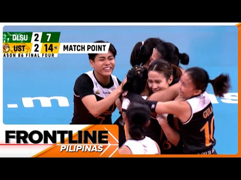 UST Golden Tigresses, nilaglag ang DLSU Lady Spikers sa UAAP 86 women's volleyball tournament