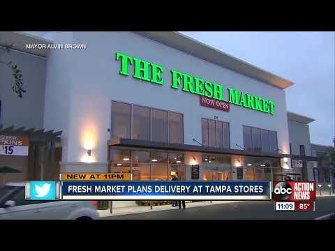The Fresh Market agora oferece serviço de entrega online