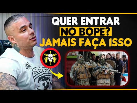 NO BOPE JAMAIS FAÇA ISSO PARA ENTRAR  | SGT BRITTO - CATIANO & CAVEIRA BOPE RJ | CopCast