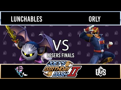 Joey's Birthday Bash 2  -  Losers Finals  -  Lunchables(Meta Knight) Vs. ORLY(Captain Falcon)