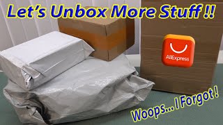 Ow I Forgot A Couple Of Packages From Ali-Express ... Let's Unbox 🙌