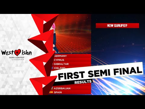 West Vision Song Contest 09 : Results of Semi Final 1