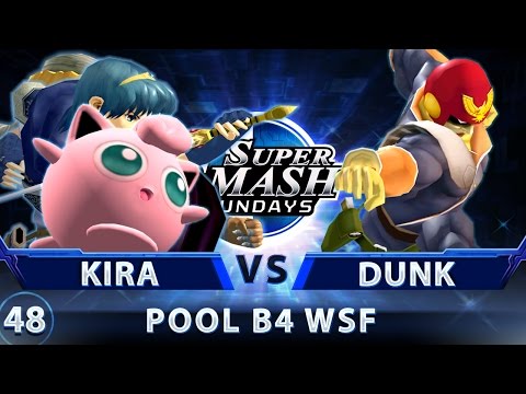 SSS 48 - Kira (Puff/Marth/Sheik) vs. Dunk (Falcon) - SSBM Pool B4 WSF - Smash Melee
