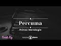 Percuma Prinsa Mandige KARAOKE PIANO FEMALE KEY