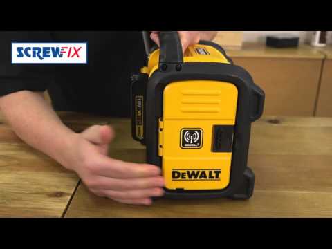 Screwfix - DeWalt XR DCR020-GB Compact DAB Radio 240V