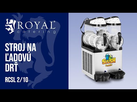 Video - Stroj na ľadovú drť - 2 x 12 litrov