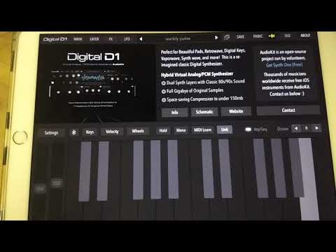 AudioKit Digital D1 plays itself
