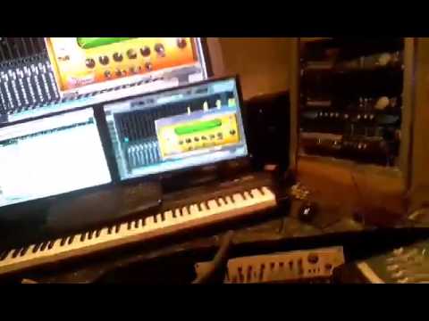 In Studio Working on a Miami Rockz remix for Matt Early Ft Laura Jackson called Pushing On