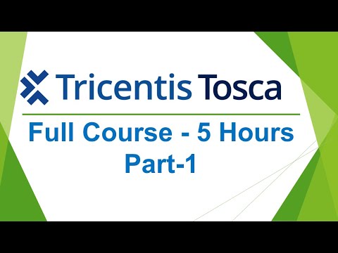 TRICENTIS Tosca Automation Beginners Full Course | Learn TRICENTIS Tosca Automation in 5 Hours |