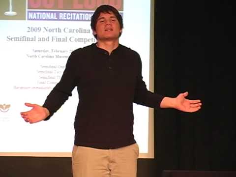 NC Poetry Out Loud 2009 -"Old Men Playing Basketball" by B.H. Fairchild