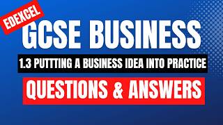 Paper 1 GCSE Business 1.3 Questions & Model Answers