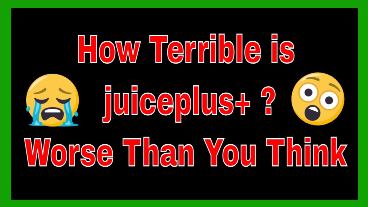 JuicePlus Review. It doesn't get much worse than this. Definitely NOT MAHA Compliant. Learn why.