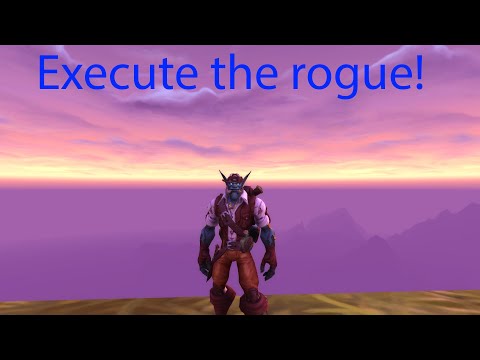 Execute the rogue! -Arms warrior pvp 8.3