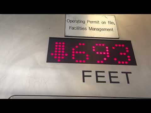 FAST! Montgomery Traction Elevator At Oregon Zoo Washington Park Max Station, Portland, Or