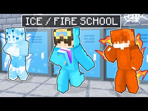 Nico and Cash - Nico FIRST Day at ICE / HOT SCHOOL in Minecraft! - Parody Story(Cash,Shady, Zoey and MiaTV)