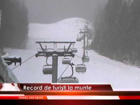 Record de turisti la munte