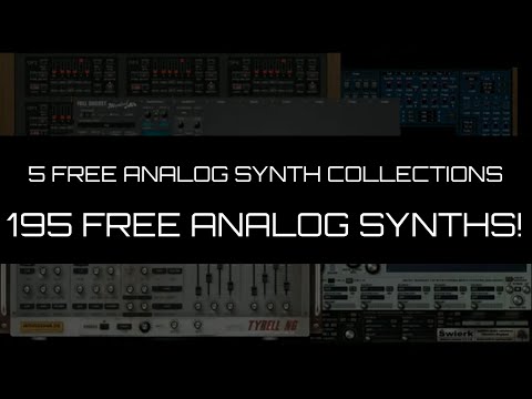 5 FREE Analog Synth Collections to Ruin Your Hard Drive WIth (195 Free Analog Synths!)