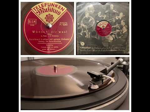 Adalbert Lutter m.s. Orch., Ges.: Die Spree-Revellers, 1936 (Telefunken Musikus M 6260)
