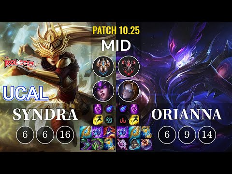 KT Ucal Syndra vs Orianna Mid - KR Patch 10.25