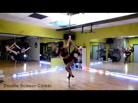 Pole Dance Double Tricks - Double Scissor Combi 8.6